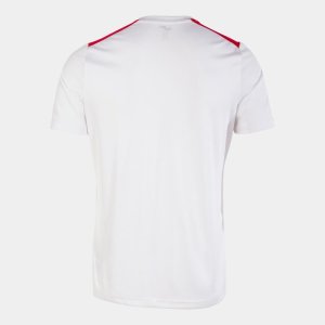 JOMA CHAMPIONSHIP VII SHORT SLEEVE T-SHIRT WHITE RED