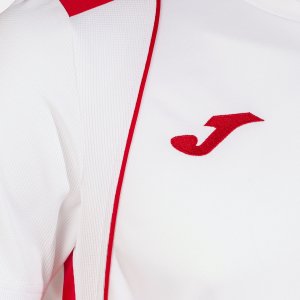 JOMA CHAMPIONSHIP VII SHORT SLEEVE T-SHIRT WHITE RED