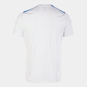 JOMA CHAMPIONSHIP VII SHORT SLEEVE T-SHIRT WHITE ROYAL