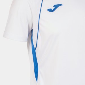JOMA CHAMPIONSHIP VII SHORT SLEEVE T-SHIRT WHITE ROYAL