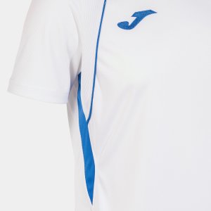 JOMA CHAMPIONSHIP VII SHORT SLEEVE T-SHIRT WHITE ROYAL