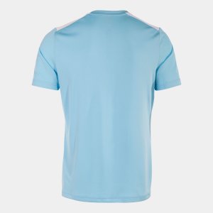 JOMA CHAMPIONSHIP VII SHORT SLEEVE T-SHIRT SKY BLUE WHITE