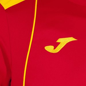 JOMA CHAMPIONSHIP VII SHORT SLEEVE T-SHIRT RED YELLOW