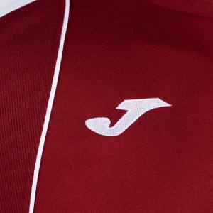 JOMA CHAMPIONSHIP VII SHORT SLEEVE T-SHIRT BURGUNDY WHITE