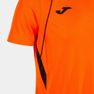 JOMA CHAMPIONSHIP VII SHORT SLEEVE T-SHIRT ORANGE BLACK