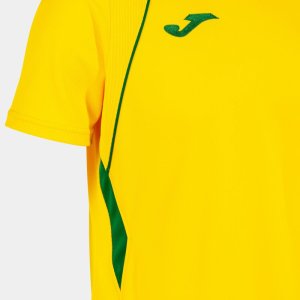 JOMA CHAMPIONSHIP VII SHORT SLEEVE T-SHIRT YELLOW GREEN
