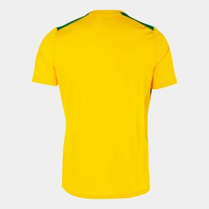JOMA CHAMPIONSHIP VII SHORT SLEEVE T-SHIRT YELLOW GREEN