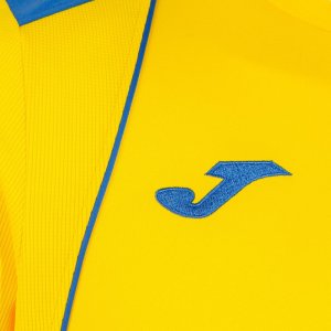 JOMA CHAMPIONSHIP VII SHORT SLEEVE T-SHIRT YELLOW-ROYAL BLUE