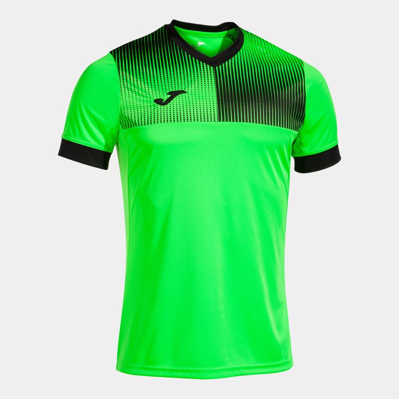 JOMA ECO SUPERNOVA SHORT SLEEVE T-SHIRT FLUOR GREEN BLACK