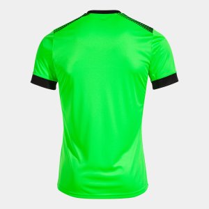 JOMA ECO SUPERNOVA SHORT SLEEVE T-SHIRT FLUOR GREEN BLACK