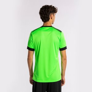 JOMA ECO SUPERNOVA SHORT SLEEVE T-SHIRT FLUOR GREEN BLACK