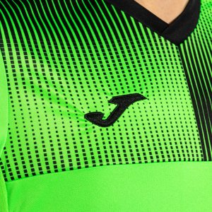 JOMA ECO SUPERNOVA SHORT SLEEVE T-SHIRT FLUOR GREEN BLACK