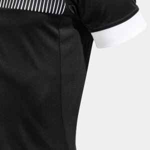 JOMA ECO SUPERNOVA SHORT SLEEVE T-SHIRT BLACK WHITE