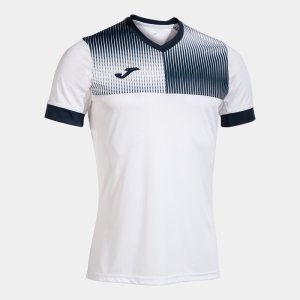 JOMA ECO SUPERNOVA SHORT SLEEVE T-SHIRT WHITE NAVY