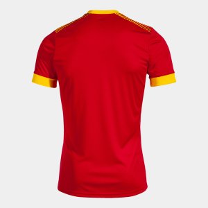 JOMA ECO SUPERNOVA SHORT SLEEVE T-SHIRT RED YELLOW