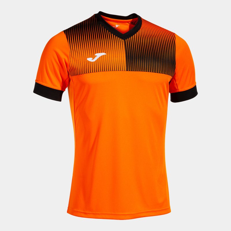 JOMA ECO SUPERNOVA SHORT SLEEVE T-SHIRT ORANGE BLACK