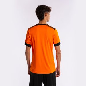 JOMA ECO SUPERNOVA SHORT SLEEVE T-SHIRT ORANGE BLACK
