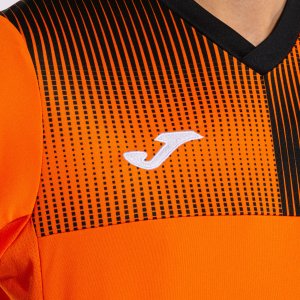 JOMA ECO SUPERNOVA SHORT SLEEVE T-SHIRT ORANGE BLACK