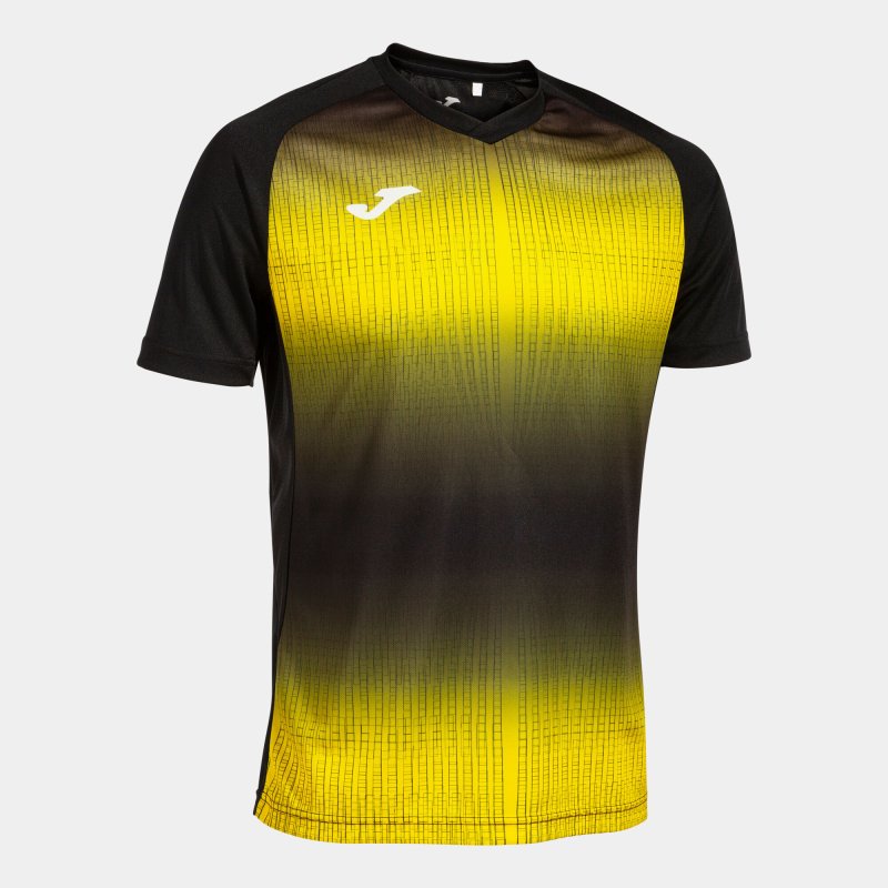 JOMA TIGER V SHORT SLEEVE T-SHIRT BLACK YELLOW