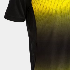 JOMA TIGER V SHORT SLEEVE T-SHIRT BLACK YELLOW