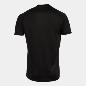 JOMA TIGER V SHORT SLEEVE T-SHIRT BLACK BURGUNDY