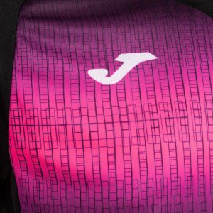 JOMA TIGER V SHORT SLEEVE T-SHIRT BLACK FLUOR PINK