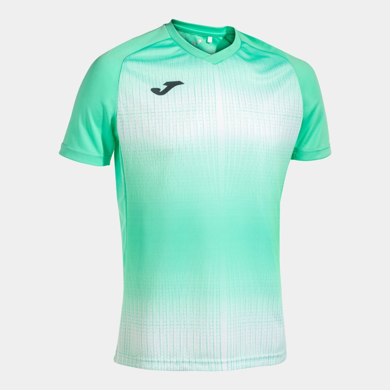 JOMA TIGER V SHORT SLEEVE T-SHIRT GREEN WHITE