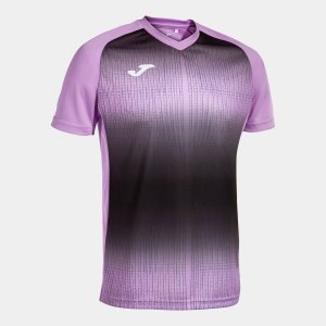 JOMA TIGER V SHORT SLEEVE T-SHIRT PURPLE BLACK