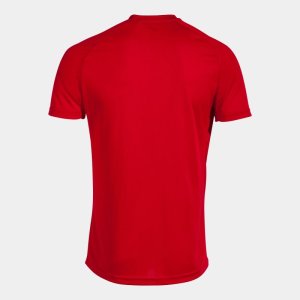 JOMA TIGER V SHORT SLEEVE T-SHIRT RED BLACK
