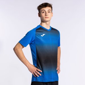 JOMA TIGER V SHORT SLEEVE T-SHIRT ROYAL BLACK