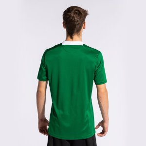 JOMA FLAG III SHORT SLEEVE T-SHIRT GREEN WHITE