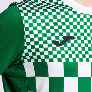JOMA FLAG III SHORT SLEEVE T-SHIRT GREEN WHITE