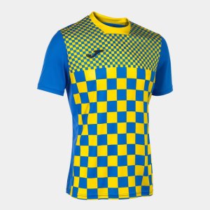 JOMA FLAG III SHORT SLEEVE T-SHIRT ROYAL YELLOW