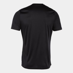 JOMA INTER III SHORT SLEEVE T-SHIRT BLACK WHITE