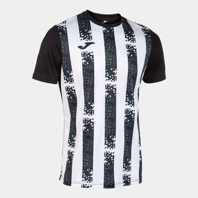JOMA INTER III SHORT SLEEVE T-SHIRT BLACK WHITE