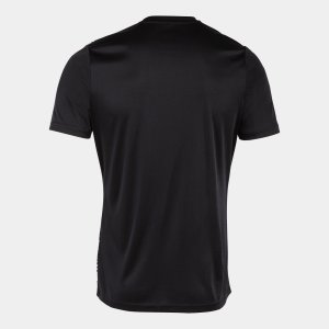 JOMA INTER III SHORT SLEEVE T-SHIRT BLACK WHITE