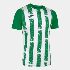 JOMA INTER III SHORT SLEEVE T-SHIRT GREEN WHITE