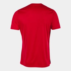 JOMA INTER III SHORT SLEEVE T-SHIRT RED BLACK