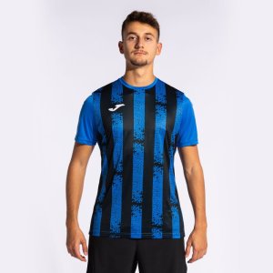 JOMA INTER III SHORT SLEEVE T-SHIRT ROYAL BLACK
