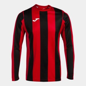 JOMA INTER CLASSIC LONG SLEEVE T-SHIRT RED BLACK