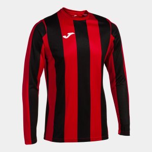 JOMA INTER CLASSIC LONG SLEEVE T-SHIRT RED BLACK