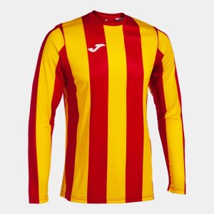 JOMA INTER CLASSIC LONG SLEEVE T-SHIRT RED YELLOW