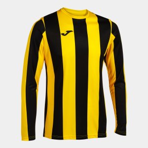 JOMA INTER CLASSIC LONG SLEEVE T-SHIRT YELLOW BLACK