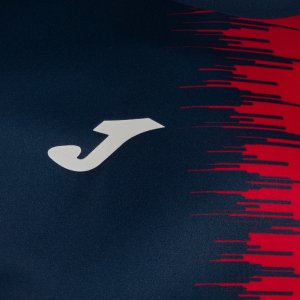 JOMA CITY II SHORT SLEEVE T-SHIRT NAVY RED