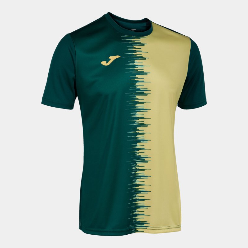 JOMA CITY II SHORT SLEEVE T-SHIRT GREEN YELLOW
