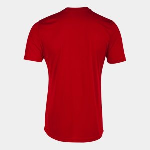 JOMA CITY II SHORT SLEEVE T-SHIRT RED WHITE