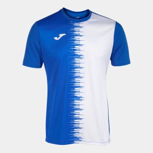 JOMA CITY II SHORT SLEEVE T-SHIRT ROYAL WHITE