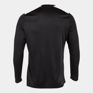 JOMA CHAMPIONSHIP VII LONG SLEEVE T-SHIRT BLACK WHITE