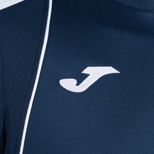 JOMA CHAMPIONSHIP VII LONG SLEEVE T-SHIRT NAVY WHITE