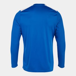 JOMA CHAMPIONSHIP VII LONG SLEEVE T-SHIRT ROYAL WHITE